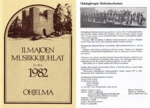 Ilmajoen Musiikkijuhlat 1982