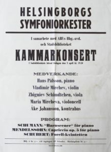 Helsingborgs Symfoniorkester - 3 Abril 1973