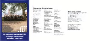 Helsingborgs Symfoniorkester 1984-1985