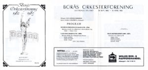 Boras Orkesterförening 1982-1983