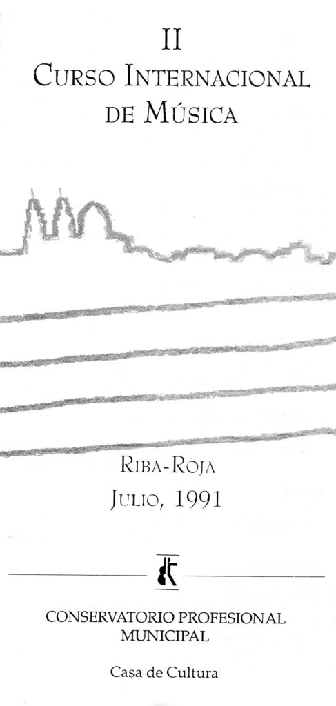 Curso Internacional de Música - Riba-Roja 1991