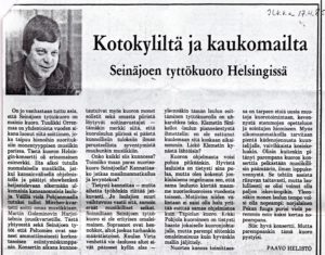 Kotokyliltä ja kaukomailta