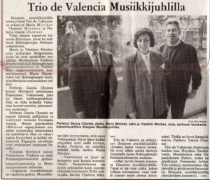 Trio de Valencia Musiikkijuhlilla