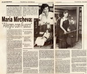 María Mircheva: "Allegro con Fuoco"